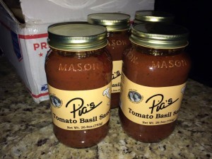 Pias Homemade Basil Sauce